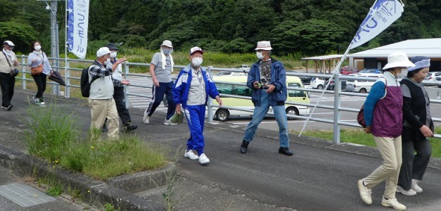 2020年10月6日能登町老人クラブ連合会ウォーキングにて 2020年10月6日能登町老人クラブ連合会ウォーキングにて